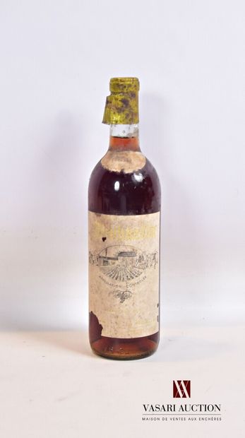 null 1 bouteille	MONBAZILLAC mise M. Prouillac 		1950

	Et. très fanée et usée. Difficile...