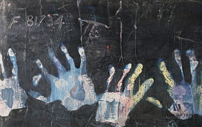 null PASSANITI Francesco (born in 1952)

Handprints 

Oil on panel

Signed F 81734...