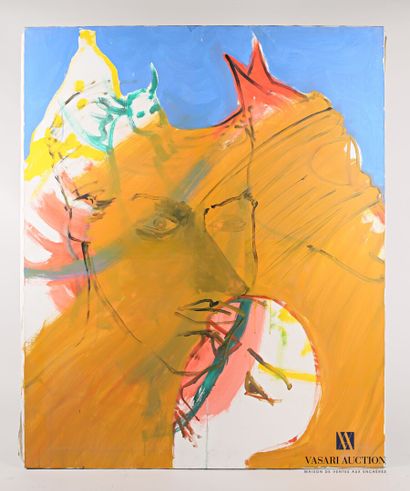 null PASSANITI Francesco (born in 1952)

Face and equine profile 

Oil on canvas...