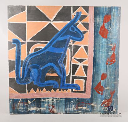 null PASSANITI Francesco (born in 1952)

The blue cat

Oil on panel

Signed F81734...