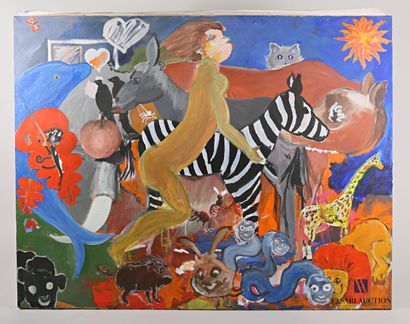 null PASSANITI Francesco (born in 1952)

The menagerie 

Oil on canvas 

Unsigned

115...