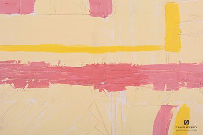 null PASSANITI Francesco (born in 1952)

Abstract composition in yellow and pink

Oil...