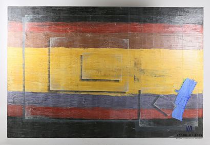 null PASSANITI Francesco (born in 1952)

Geometric composition with yellow stripe

Oil...