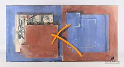 null PASSANITI Francesco (born in 1952)

Composition with an orange cross

Oil on...