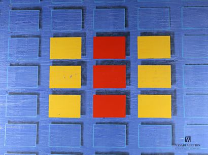 null PASSANITI Francesco (born in 1952)

Composition with blue, red and yellow tiles

Oil...