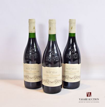 null 3 bottles COSTIERES DE NÎMES "Cuvée Prestige" set Château Mas Neuf 1999

	And....
