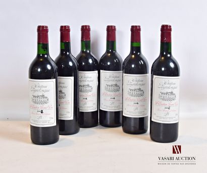 null 6 bottles Château PEYRELONGUE St Emilion GC 2002 ?

	And. a little stained....