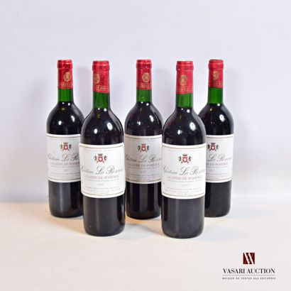 null 5 bottles Château LA ROSERAIE Lalande de Pomerol 1997

	And. slightly stained....