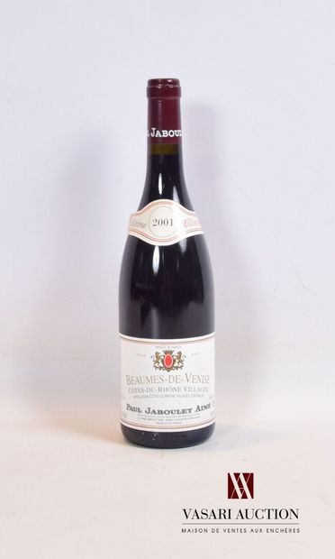 null 1 bouteille	BEAUMES DE VENISE mise Paul Jaboulet Ainé		2001

	Et. un peu tachées....