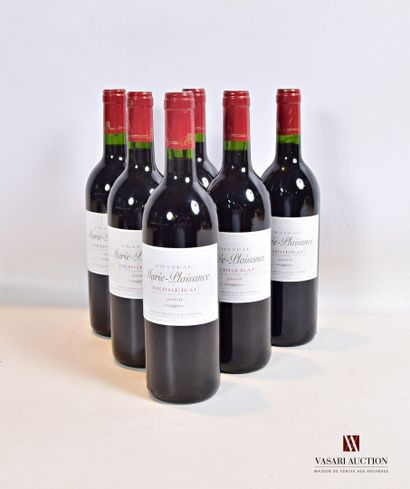 null 6 bottles Château MARIE-PLAISANCE Bergerac 2000

	Presentation and level, i...