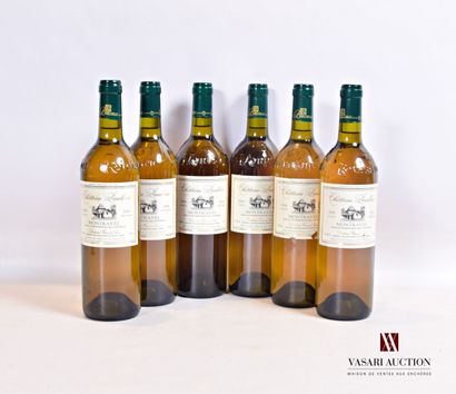 null 6 bottles of MONTRAVEL dry white wine from Château LAULERIE 2006

	Et.: 4 impeccable,...