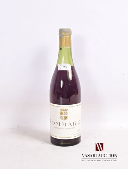 null 1 bottle POMMARD mise Nicolas 1966

	And. barely stained (3 small snags). N...