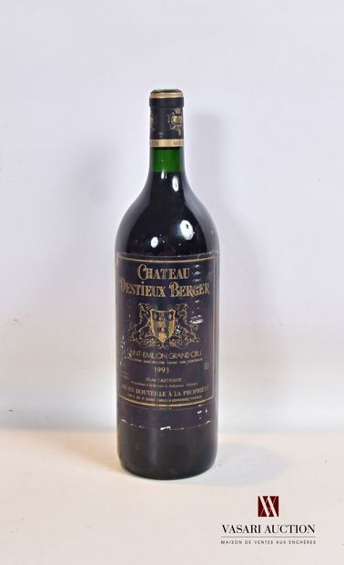 null 1 magnum Château DESTIEUX BERGER St Emilion GC 1993

	And. a little faded and...