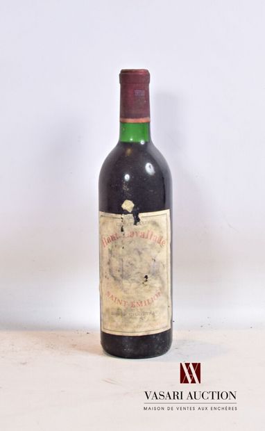 null 1 bouteille	Château HAUT LAVALLADE	St Emilion GC	1967

	Et. fanée, tachée et...