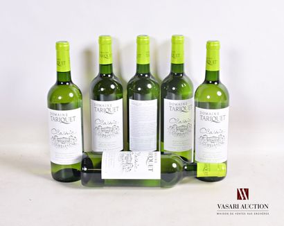 null 6 bouteilles	CÔTES DE GASCOGNE blanc "Classic" mise Dom. Tariquet		2020

	Présentation,...