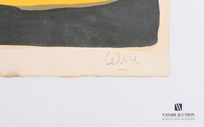 null CÉLICE Pierre (1932-2019), d'après

Composition abstraite orange et noire

Lithographie...
