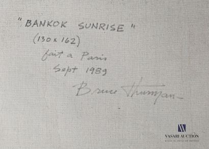 null THURMAN Bruce (né en 1948)

Bankok sunrise

Huile sur toile

Signée en bas à...