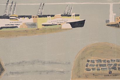 null CÉLICE Pierre (1932-2019), d'après

Paquebots au port 

Lithographie en couleurs...