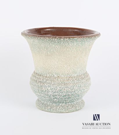 null DAGE Louis (XIX-XXème siècle) 

Vase de forme balustre à col évasé en céramique...