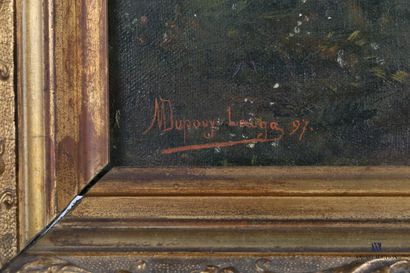 null DUPOUY-LAUGA Maria (XIXème-XXème siècle)

Balade galante

Huile sur toile

Signée...