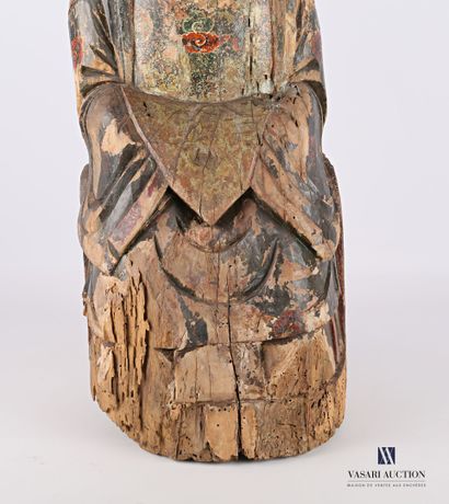 null INDOCHINE

Dignitaire assis sur un trône en bois sculpté polychrome

XVII -...