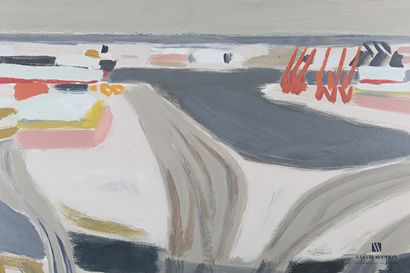 null CÉLICE Pierre (1932-2019)

The rails in Dunkirk

Oil on canvas 

Signed lower...