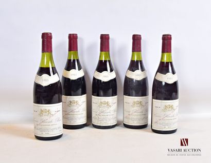 null 5 bouteilles	BOURGOGNE "Cuvée Pascale Berr" mise Dom.		1985

	Et. tachées mais...