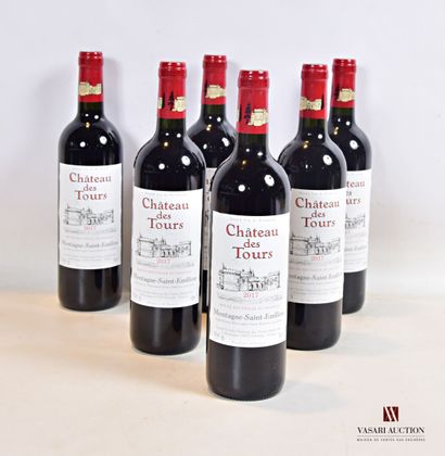 null 6 bouteilles	Château des TOURS	Montagne St Emilion	2017

	Présentation et niveau,...