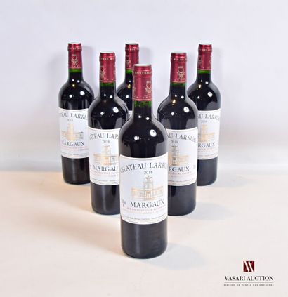 null 6 bouteilles	Château LARRUAU	Margaux	2018

	Présentation et niveau, impeccables....