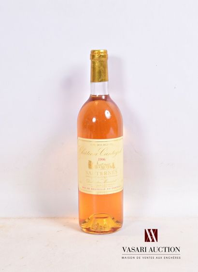 null 1 bouteille	Château CANTEGRIL	Sauternes	1996

	Et. tachée. N : bas goulot.