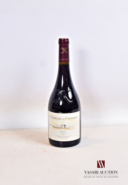 null 1 bouteille	BELLET rouge mise Château de Crémat		2001

	Présentation et niveau,...