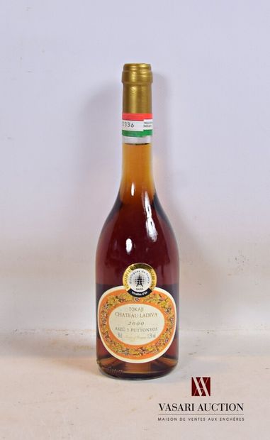 null 1 bouteille	TOKAJI Aszu 5 Puttonyos mise Château Ladiva		2000

	50 cl. Et. un...