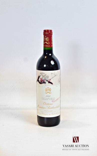 null 1 bottle Château MOUTON ROTHSCHILD Pauillac 1er GCC 1996

	Et. of Gu Gan. Presentation...