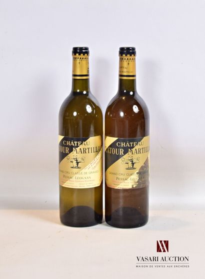 null 2 bouteilles	Château LATOUR MARTILLAC	Graves blanc GCC	1990

	Et.: 1 à peine...