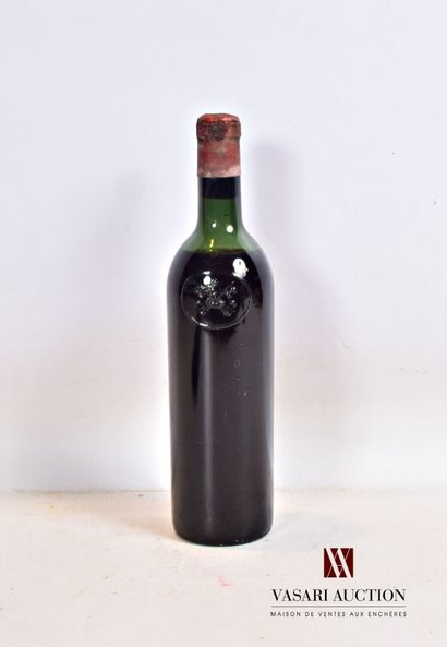 null 1 bouteille	Château PAPE CLÉMENT	Graves GCC	1957

	Sans étiquette. Jupe de la...