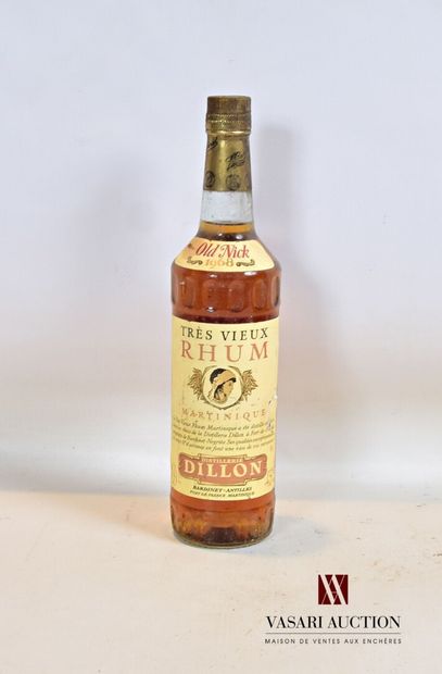 null 1 bouteille	Très vieux Rhum Old Nick mise Distillerie Dillon		1968

	70 cl -...