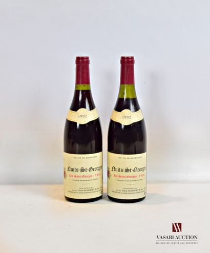 null 2 bouteilles	NUITS SAINT GEORGES 1er Cru Les St Georges mise D. Mugneret & Fils		1992

	Prop....