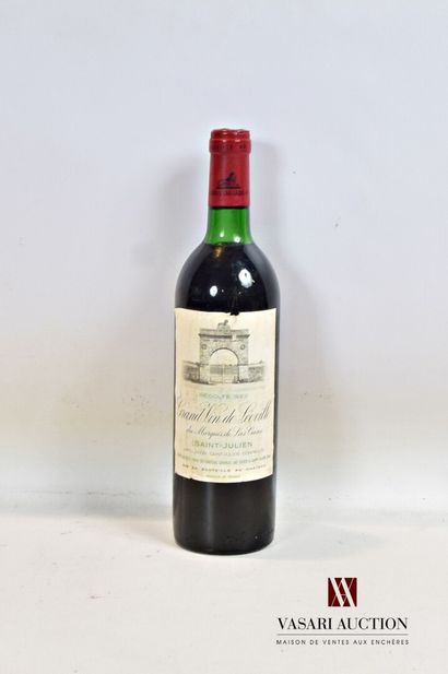 null 1 bouteille	Château LÉOVILLE LAS CASES	St Julien GCC	1982

	Et. fanée, tachée...
