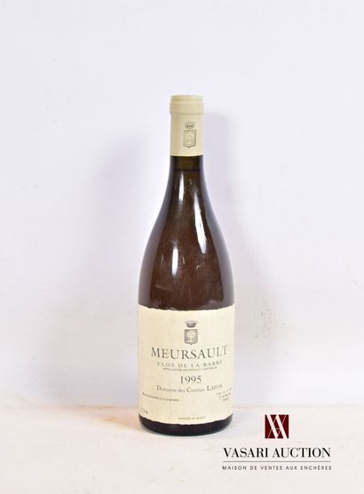 null 1 bouteille	MEURSAULT Clos de La Barre mise Domaine des Comtes LAFON		1995

	Et....
