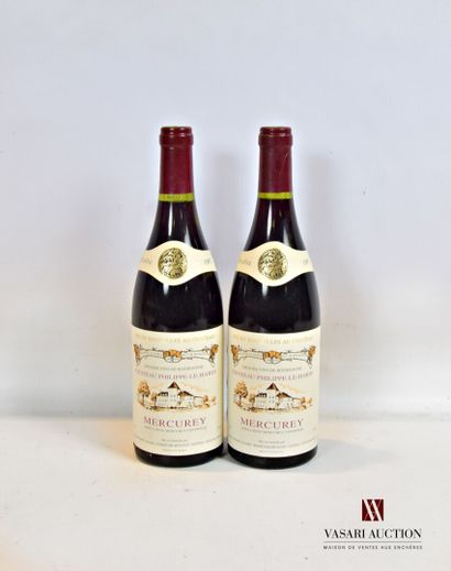 null 2 bouteilles	MERCUREY mise Château Philippe le Hardi Prop.		1997

	Et. excellentes....