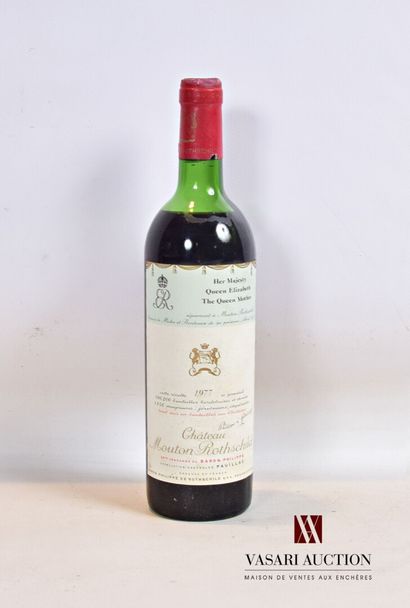 1 bouteille	Château MOUTON ROTHSHILD	Pauillac...