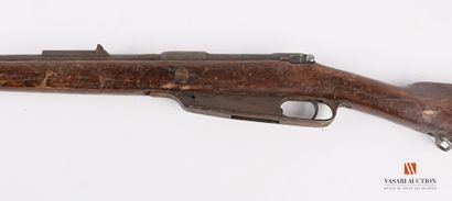 null Fusil MAUSER modèle 1888, culasse et baguette absentes, canon percé/soudé, définitivement...