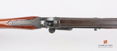null Carabine pliante, modèle « braconnier » de fabrication liégeoise, percussion...
