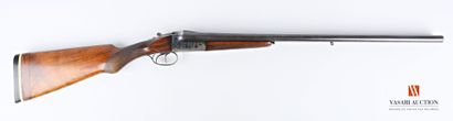 null Fusil de chasse GAUCHER, calibre 12-70, canons juxtaposés de 70 cm, crosse demi...