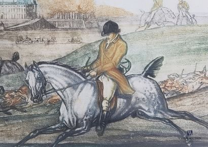 null VERNET Carle (1758-1836) dessinateur et LEVACHER graveur

La chasse au cerf...