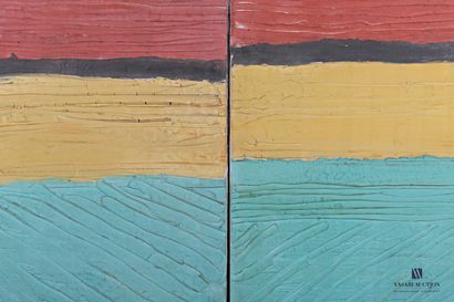 null Lot of two paintings

PASSANITI Francesco (born in 1952)

Diptych: Composition...
