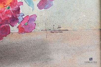 null SEITTE Charles (XXème siècle)

Bouquet de giroflées dans une coupe

Aquarelle

Signée...