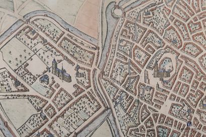 null French school of the XVIIIth century

Map of the city of Arras

Enhanced engraving

36...