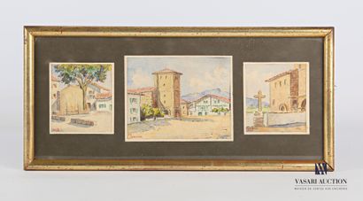null BERNARD Ch. (XXème siècle)

Trois vues d'Ascain

Suite de trois aquarelles sur...