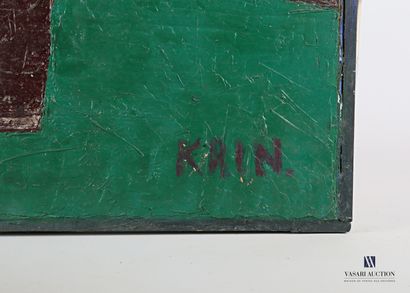 null KRIN Johnny (XXème siècle)

Composition abstraite 

Huile sur toile 

Signée...